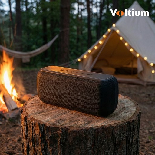 50w 고출력 볼티움 블루투스 스피커 리버브온 R800, 미드나잇 블랙