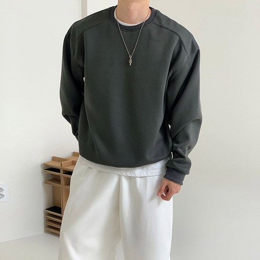 치트키 윗미 6컬러 어깡핏 절개 맨투맨 new