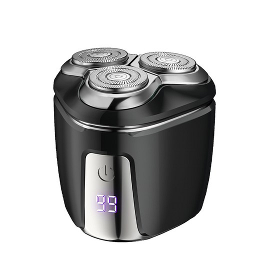 ZOZOFO 미니 3방향 헤드 전기 면도기 헤드 완전분리형 방수형 전기면도기 남자친구 선물