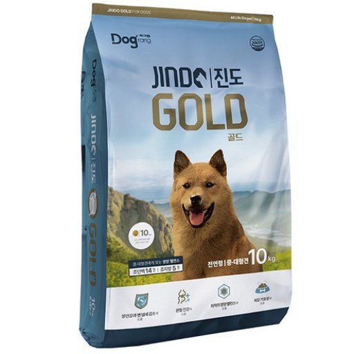 도그랑 어덜트 진도골드 건식사료  닭  10kg  1개