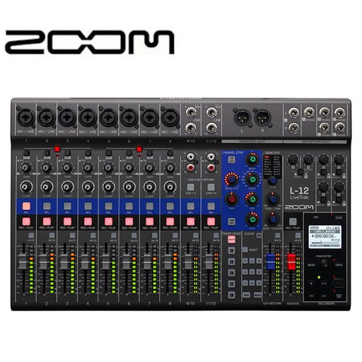 Zoom - LiveTrak L-12 / 디지털 믹서 레코더