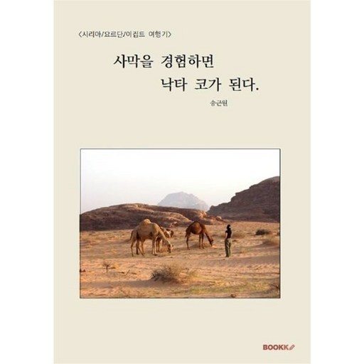 사막을 경험하면 낙타코가 된다. : 시리아 요르단 이집트 여행기