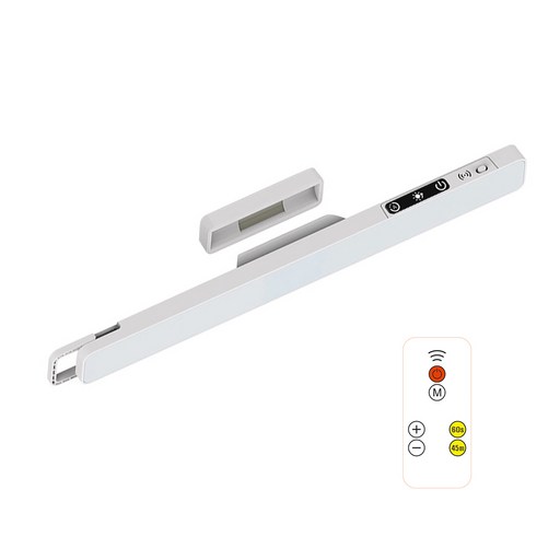 HUIJII 무선 마그네틱 탈착식 터치 학습 스탠드  리모컨 화장대 조명 2000mAh 배터리