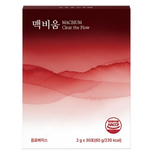 맥비움 나토균 홍국 혈압 건강 60일분