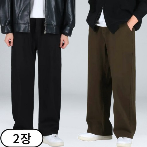 11 남자 빅사이즈 뒷밴딩 와이드 코튼 밴딩 팬츠 67032