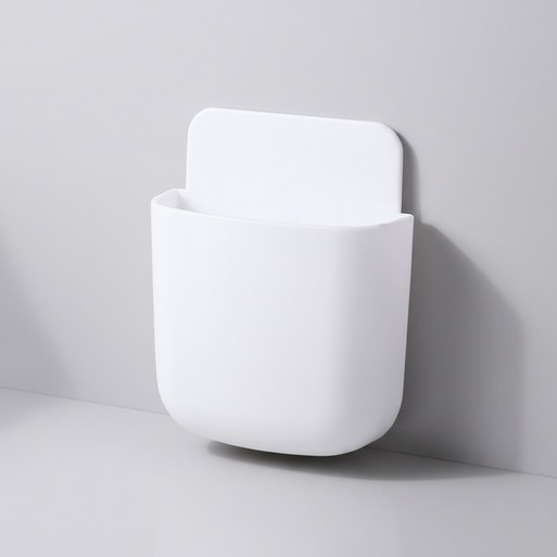 앞날창창 부착형 리모컨 정리함 벽부착 무타공 미니 수납함