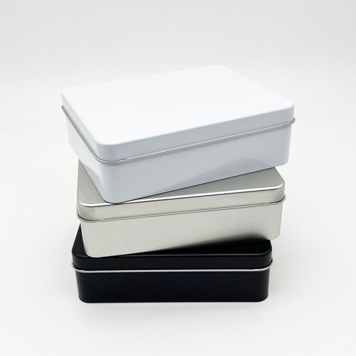 S055 3종 색상 화영제관 마카롱 베이커리 사각틴케이스, 20개, 흰색