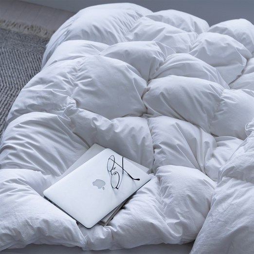 제로어클락 시그니처 구스다운 이불 사계절용, 화이트