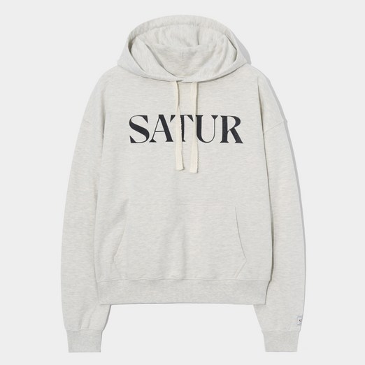 세터 클래식 레터 로고 후드 티셔츠