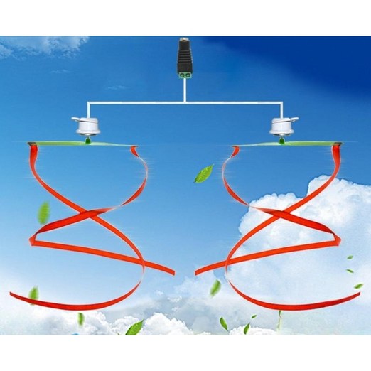 파리쫓는기계 날파리 회전 퇴치기 시장 노점 풍차기계 듀얼 가드