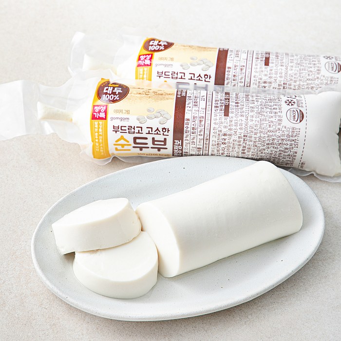 곰곰 부드럽고 고소한 순두부, 350g, 2개