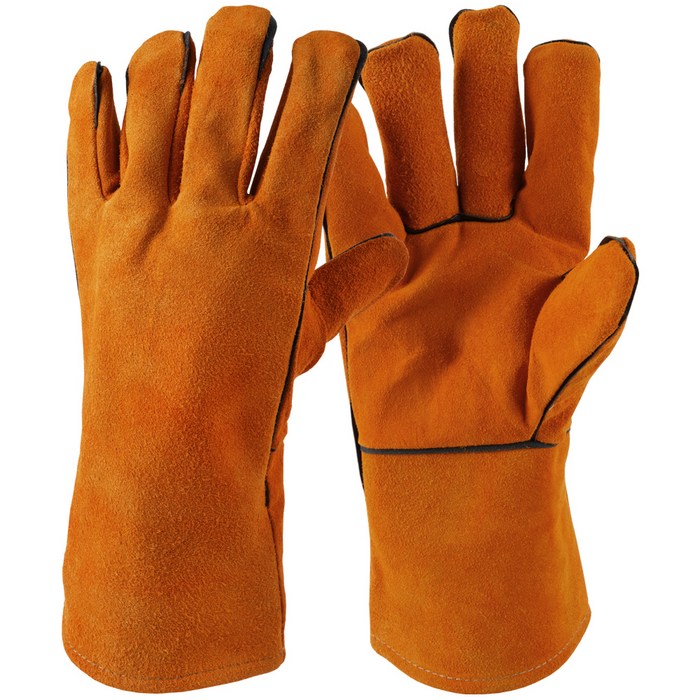 코멧 BBQ 아웃도어 소가죽 캠핑장갑 양손 세트