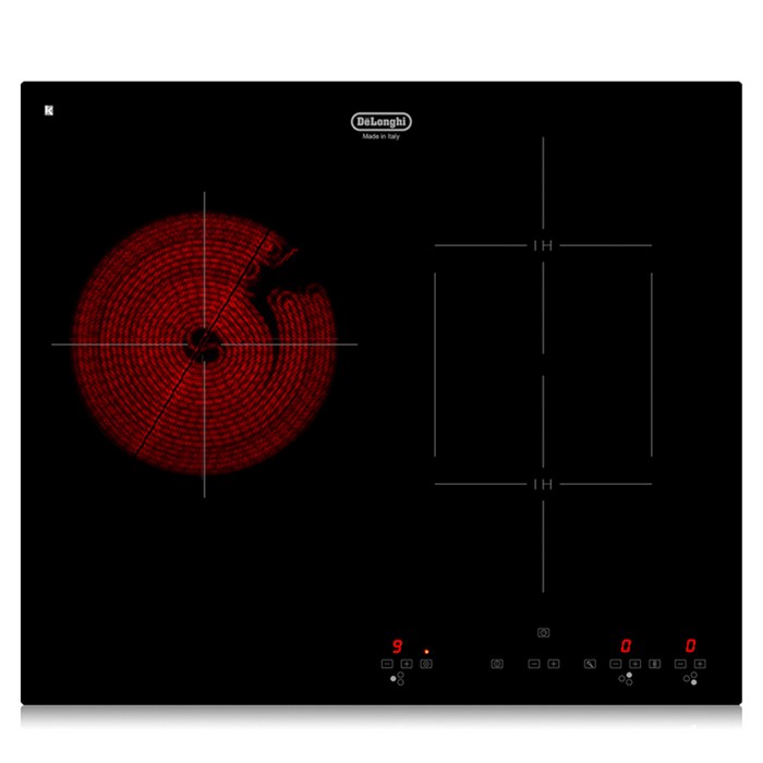 드롱기 하이브리드 전기레인지 3구 방문설치, DHH63BX, 빌트인