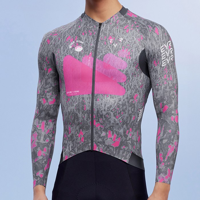 EVR 남성용 익스플로어 자전거 긴팔 져지 KX2412B