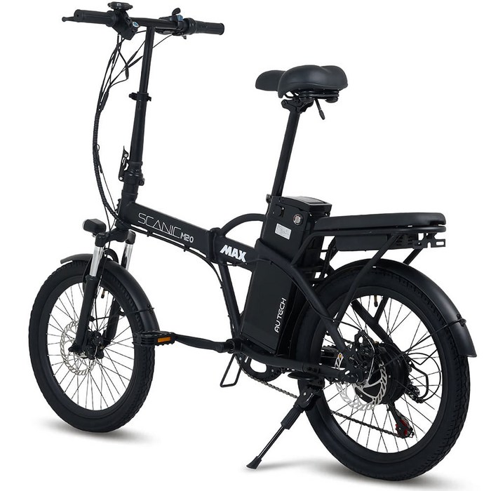 스카닉 AU테크 M20 MAX 접이식 경량 폴딩 전기자전거 고출력 미니벨로 전동자전거  출퇴근용 대리운전 등하원 자전거 스쿠터