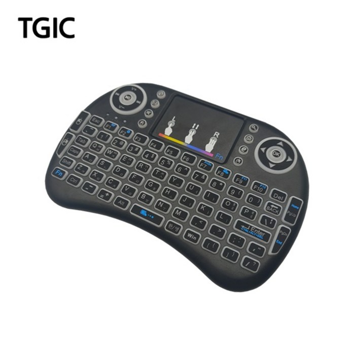 TGIC TGCFK1 다용도 무선 TV 리모컨 키보드, 단일상품
