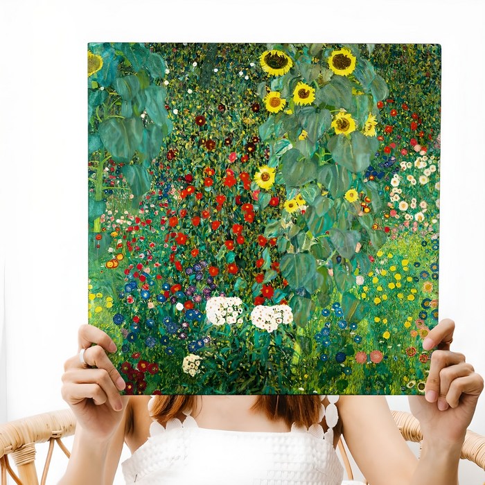 세잔느화실 캔버스액자 260.클림트해바라기정원