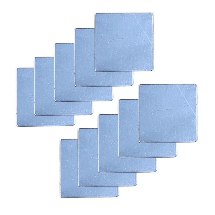 WSD 미니 거울 스티커 사각 아크릴 붙이는 휴대용 거울