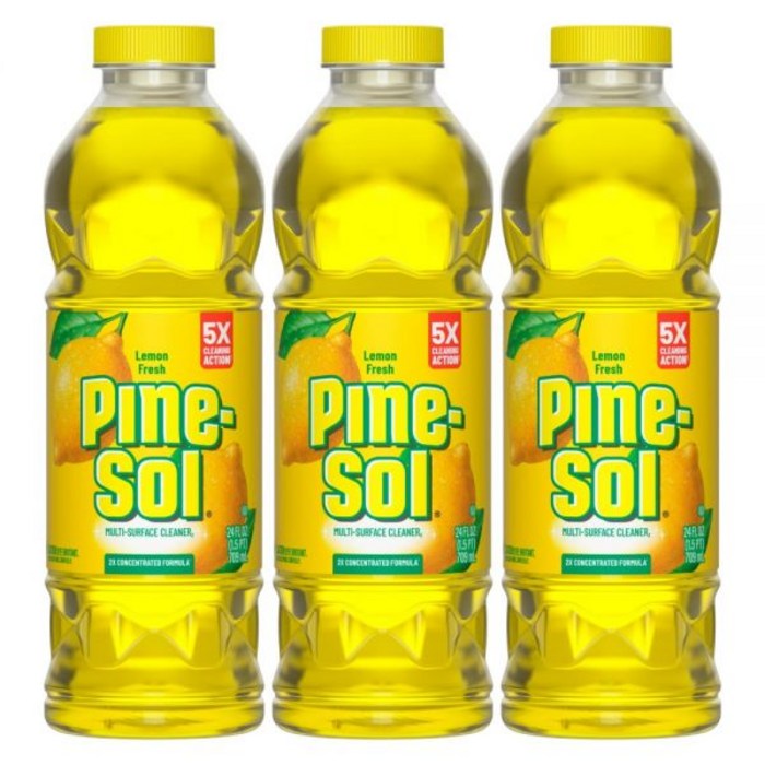파인솔 멀티 다목적 다용도 클리너 세정 세척 청소 레몬 프레쉬 향 709ml 3개