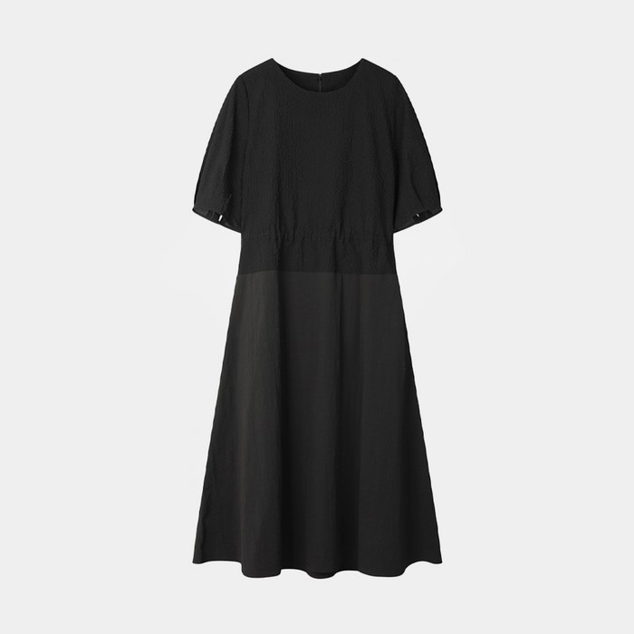 요하넥스 시어서커 반팔 원피스