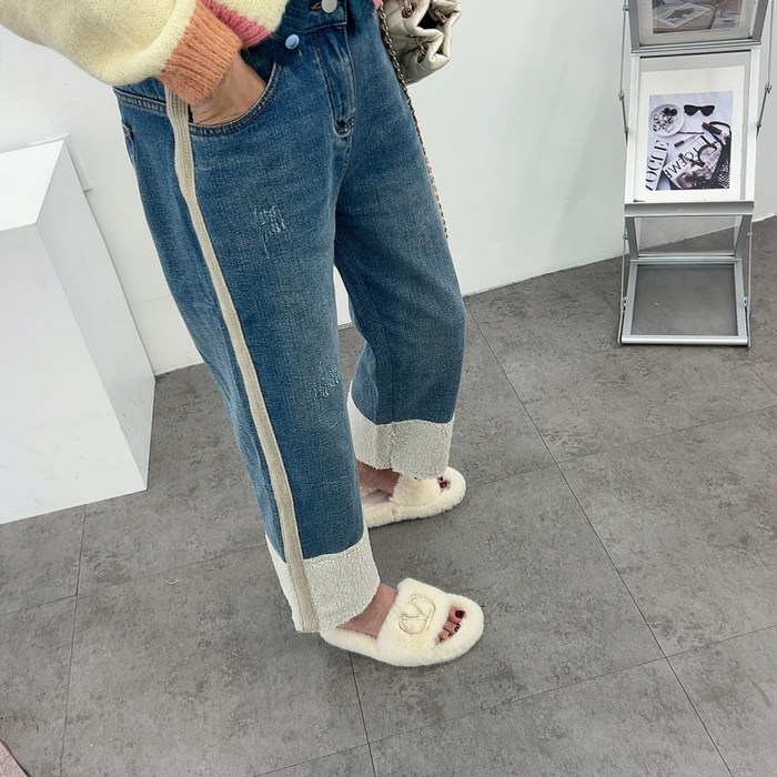 에브리룩 양털 롤업 라인 기모 뒷밴딩 데님 청바지S2XL