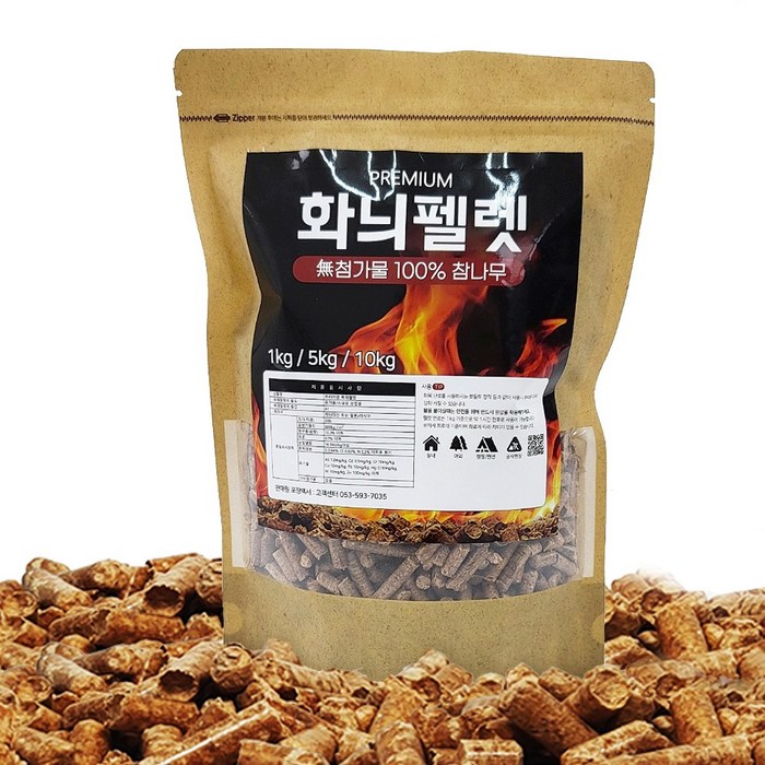 포장백서 캠핑용 우드 목재 펠렛 1kg 소포장 소량, 화늬펠렛 1kg 1개, 1개, 1kg