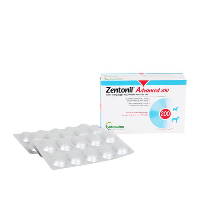 사은품증정 베토퀴놀 젠토닐 어드밴스 200mg X 30정 강아지 고양이 간 보조제