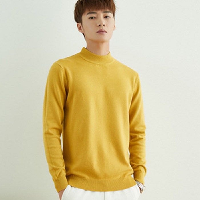 남성용 니트 스웨터 티셔츠