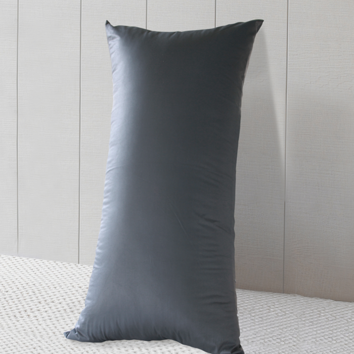 네모라인 국내생산 스마일 등쿠션 커버솜 세트 침대 헤드 등받이 쿠션, 차콜