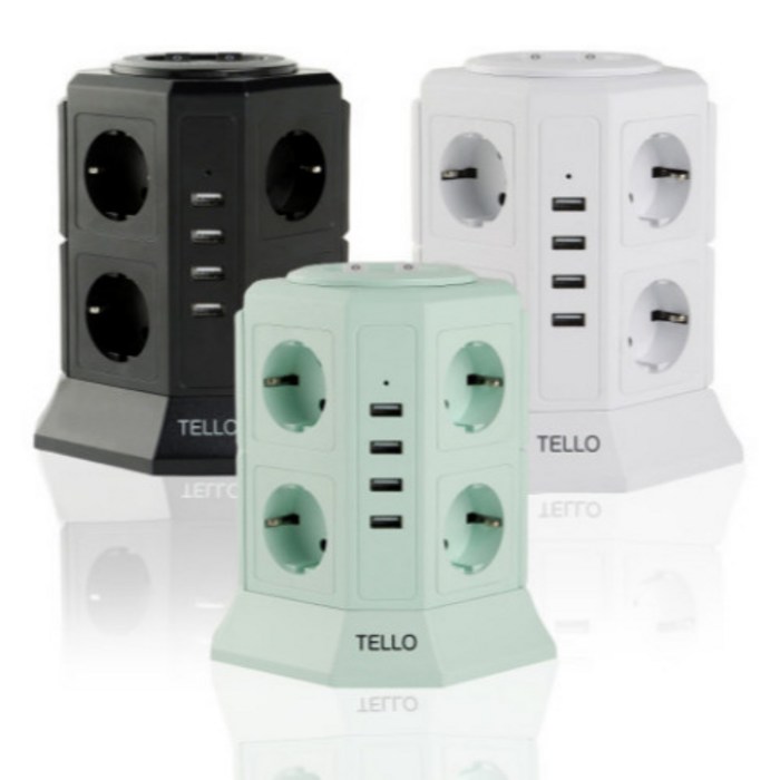 텔로 고용량 usb 타워 캠핑 디자인 대용량 전기 콘센트 화이트 12구 콘센트8구USB포트4구 멀티탭 전선형, 2m, 1개, 화이트 텔로 고용량 usb 타워 캠핑 디자인 대용량 전기 콘센트 화이트 12구 콘센트8구USB포트4구 멀티탭 전선형, 2m, 1개, 화이트