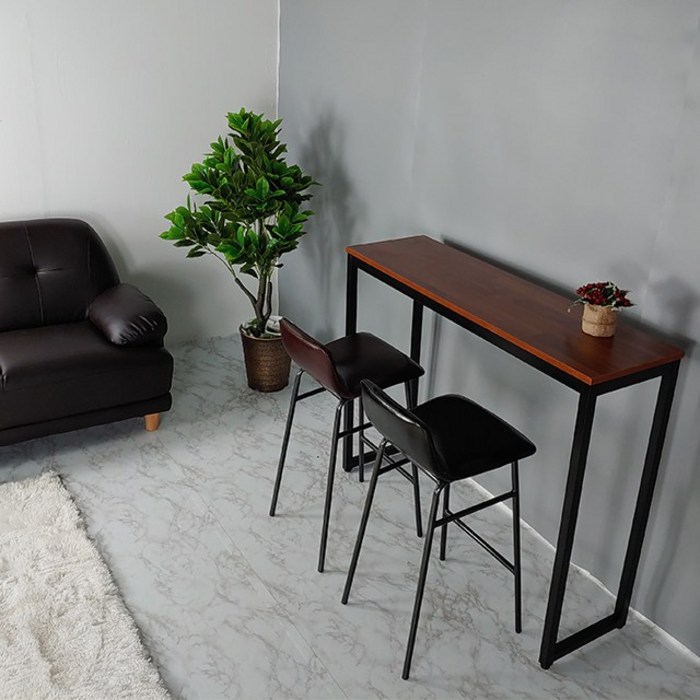 인홈즈 홈바 테이블 아일랜드 높은테이블, 멀바우