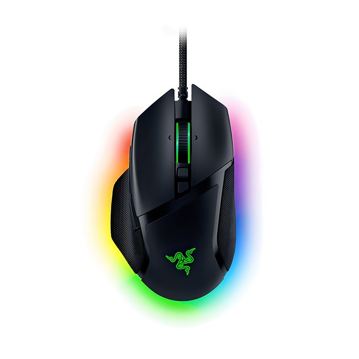 레이저 Basilisk V3 게이밍 유선 마우스, RZ010400, 블랙