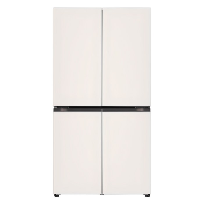 색상선택형 LG전자 오브제컬렉션 870L 베이직 상냉장 하냉동 프리스탠딩 4도어 메탈 디오스 냉장고 방문설치