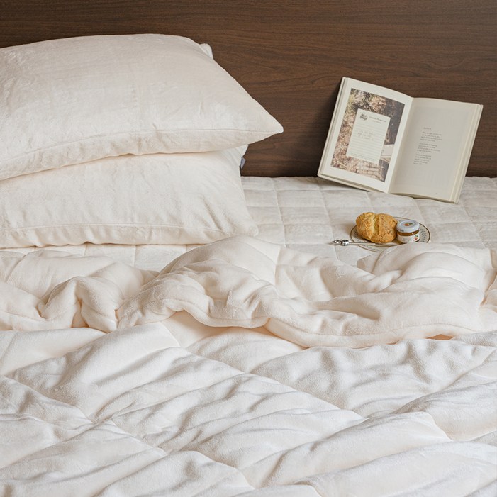 아망떼 소울메이트 장모 극세사 차렵이불