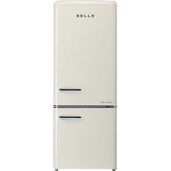 BELLE 레트로 글라스 191L 2도어 냉장고 방문설치, RC20ACM BELLE 레트로 글라스 191L 2도어 냉장고 방문설치, RC20ACM