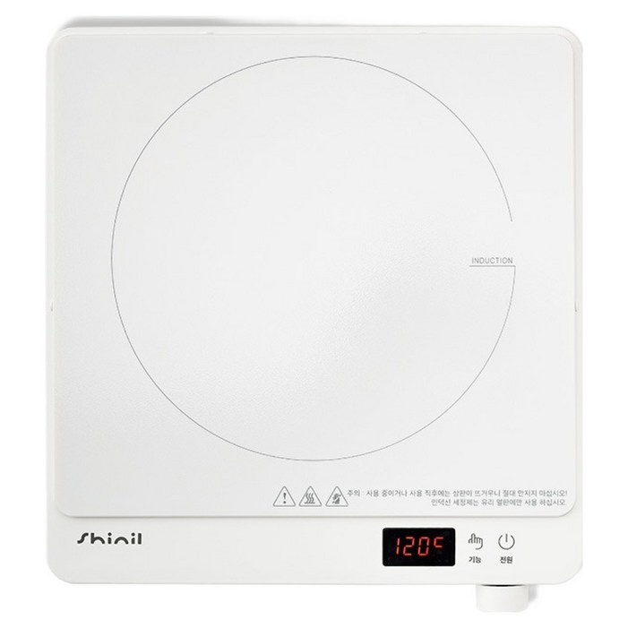 신일 인덕션 세라믹 글라스 슬림형 전기레인지 1구