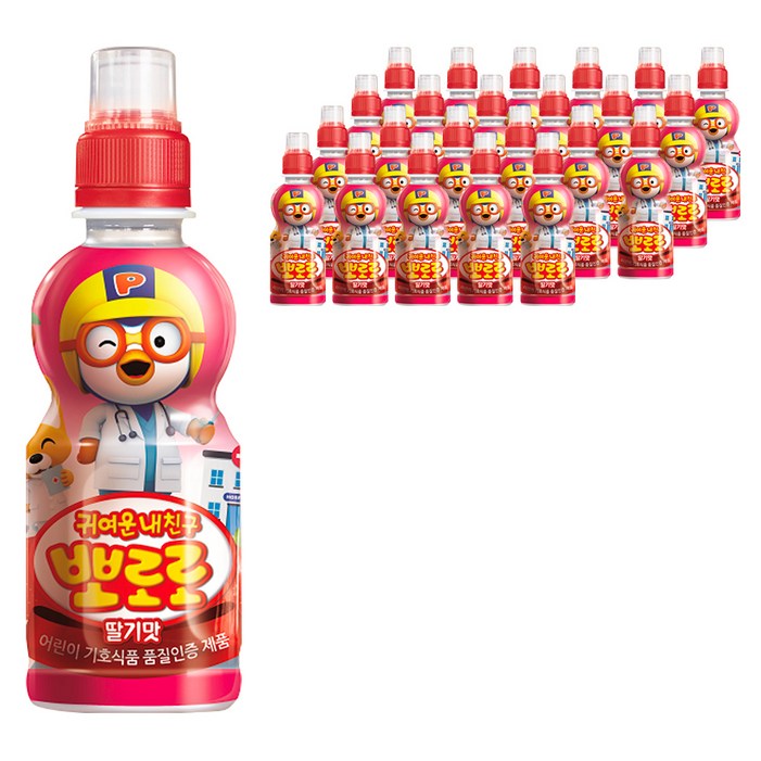 팔도 귀여운내친구 뽀로로 딸기맛 페트