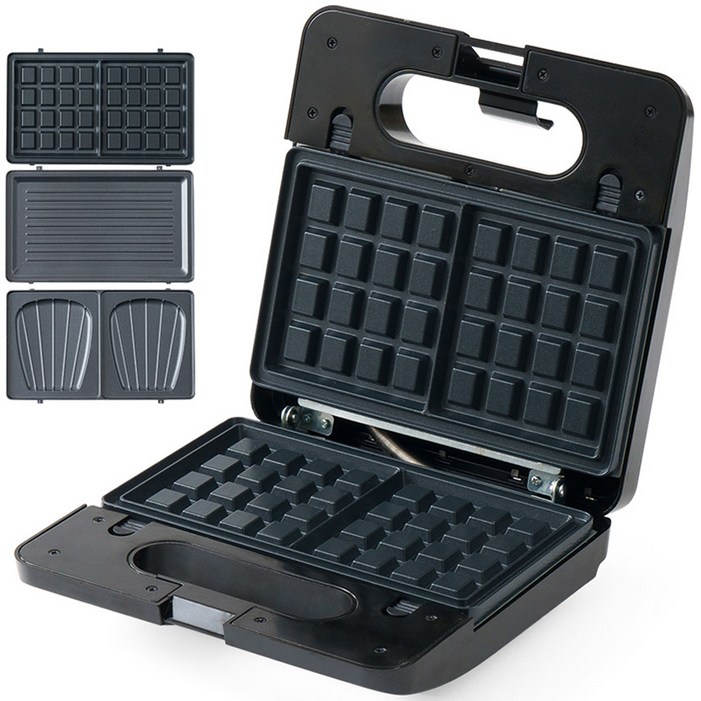 모리츠 그릴 겸용 3IN1 분리형 와플메이커, MOSM701B