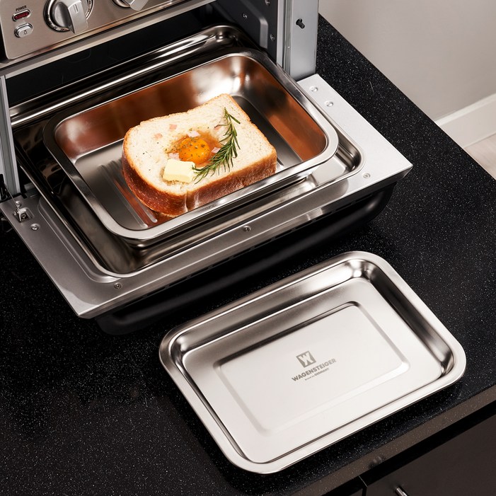 바겐슈타이거 연마제 없는 웨이브 오븐 스텐 사각트레이