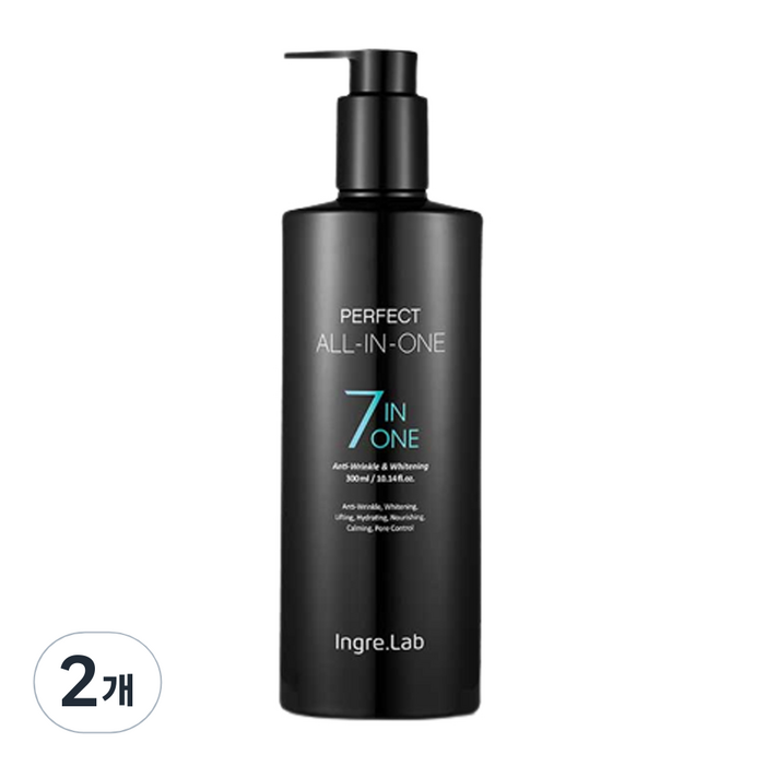 인그리랩 남성용 5in1 퍼펙트 올인원, 300ml, 2개 인그리랩 남성용 5in1 퍼펙트 올인원, 300ml, 2개