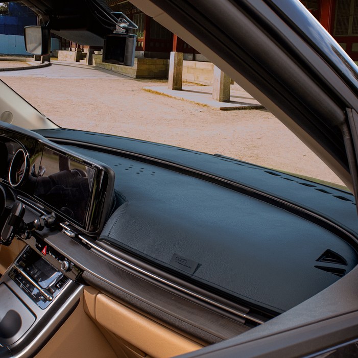 gaon 가죽 대쉬보드커버 3세대, 블랙, EV4 25년2월HUD무센터스피커무