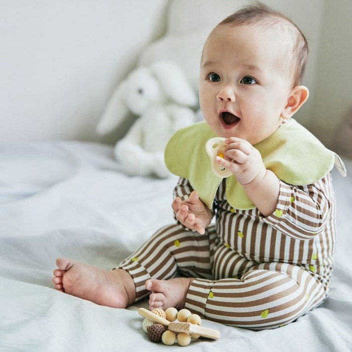 코니 신생아용 밤부 바디수트  레깅스 세트