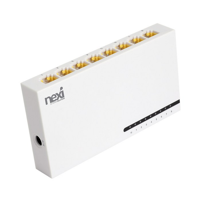 넥시 8포트 스위칭 허브 100Mbps, NXS1008N, 1개
