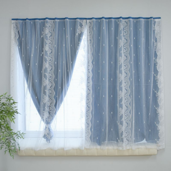 난리시스터즈 붙이는 찍찍이 커튼