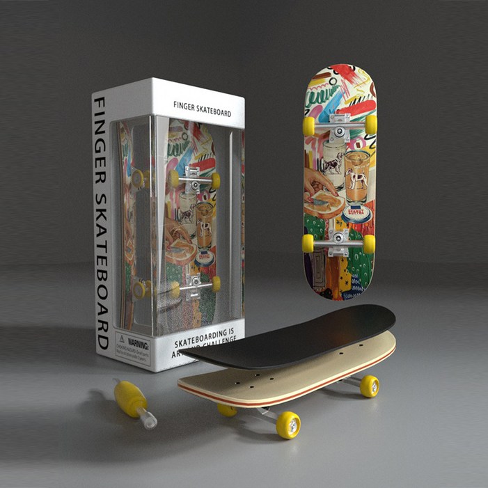 DIY 핑거 스케이트보드  미니 손가락 베어링 보드 Fingerboard skateboard