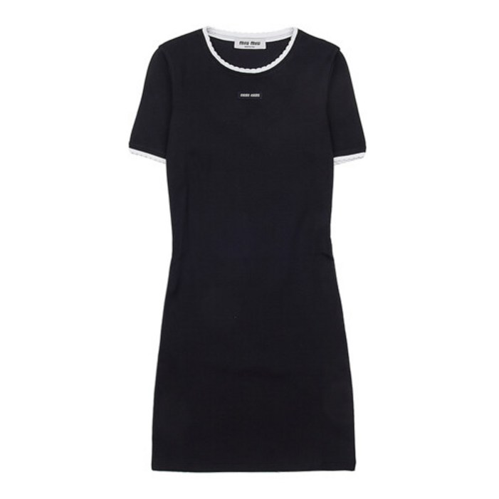 라벨루쏘 미우미우 MJA846 12HM F0002 코튼 미니 원피스