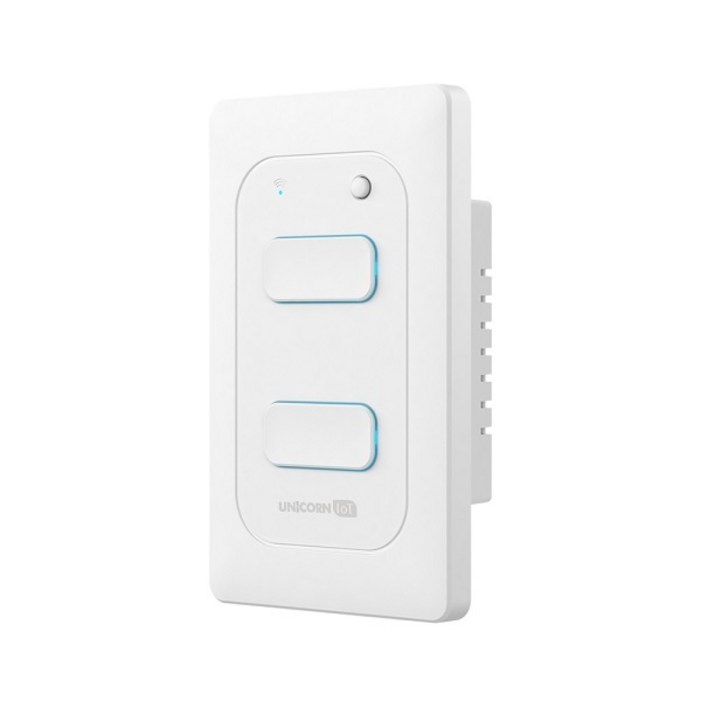 유니콘아이오티 2구 WIFI방식 무선원격제어 스마트 벽스위치 TSSW2