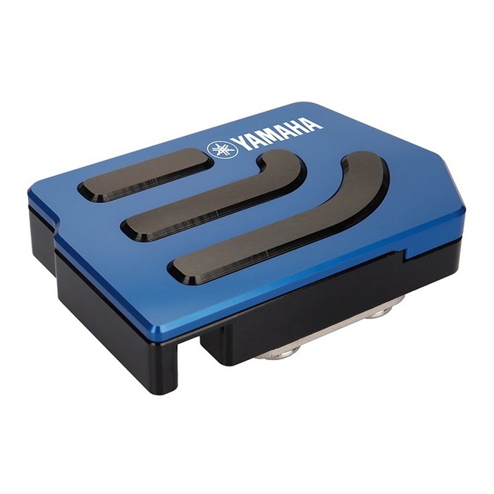 야마하 R3  MT03 튜닝 호환 브레이크 풋 발판 페달 확장 패드, 블루 YAMAHA