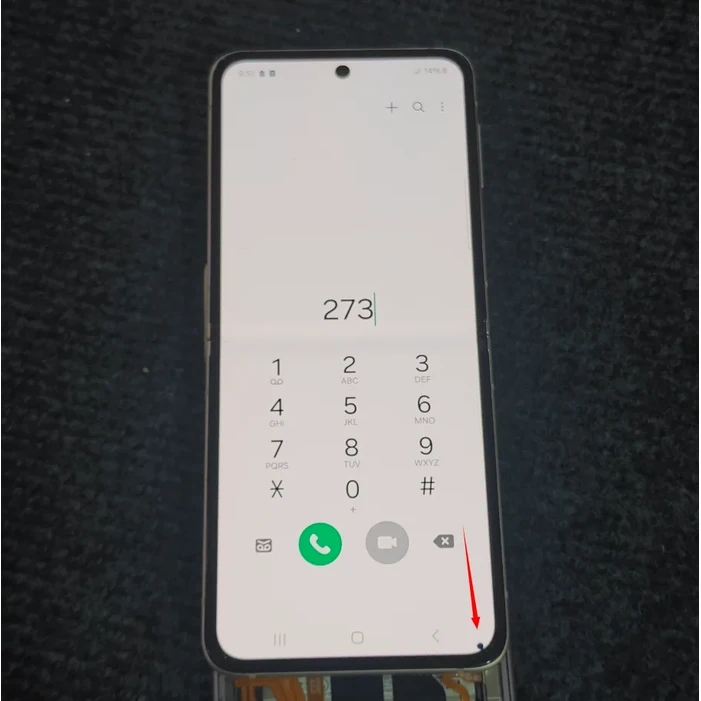 삼성 갤럭시 Z 플립 3 LCD 디스플레이 화면 용 Flip3 결함 프레임 포함없음 SMF711U F711B F7110 터치 스