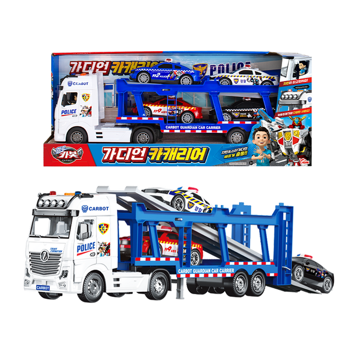 카봇 가디언 카캐리어 경찰차 장난감, 1개